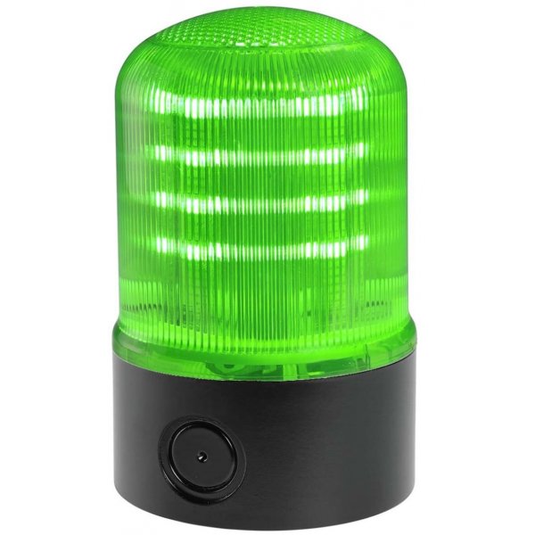 RS PRO 199-9766 Green Multiple Effect Beacon, 12 V ac/dc, 24 V ac/dc, Base Mount, LED Bulb