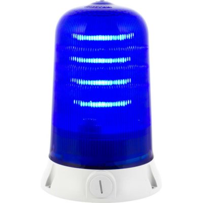 RS PRO 220-5010 Blue Multiple Effect Beacon, 12 → 24 V, Base Mount, LED Bulb
