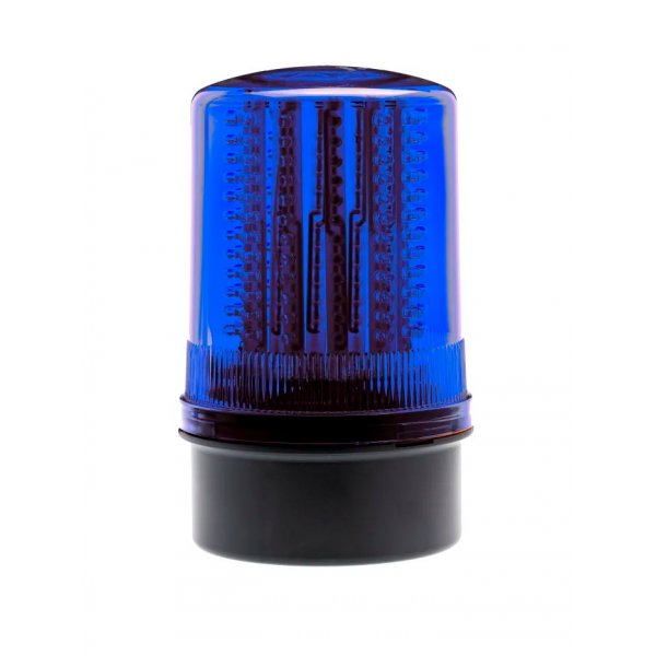 Moflash LED201-02-03 Blue Multiple Effect Beacon, 24 V, Box Mount, Surface Mount, LED Bulb