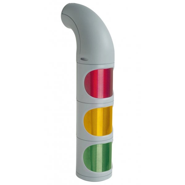 Werma 894.080.68 Green, Red, Yellow Continuous lighting Beacon, 115 → 230 V, Wall Mount