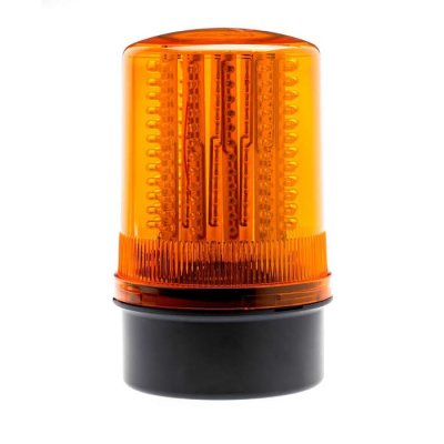 Moflash LED201-02-01 Amber Multiple Effect Beacon, 24 V dc, Box Mount, Surface Mount, LED Bulb