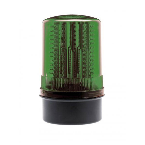 Moflash LED201-02-04 Green Multiple Effect Beacon, 24 V, Box Mount, Surface Mount, LED Bulb