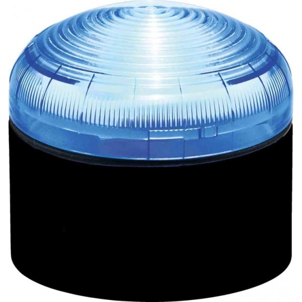 RS PRO 220-4979 Blue Multiple Effect Beacon, 120 → 240 V, Screw Mount, LED Bulb