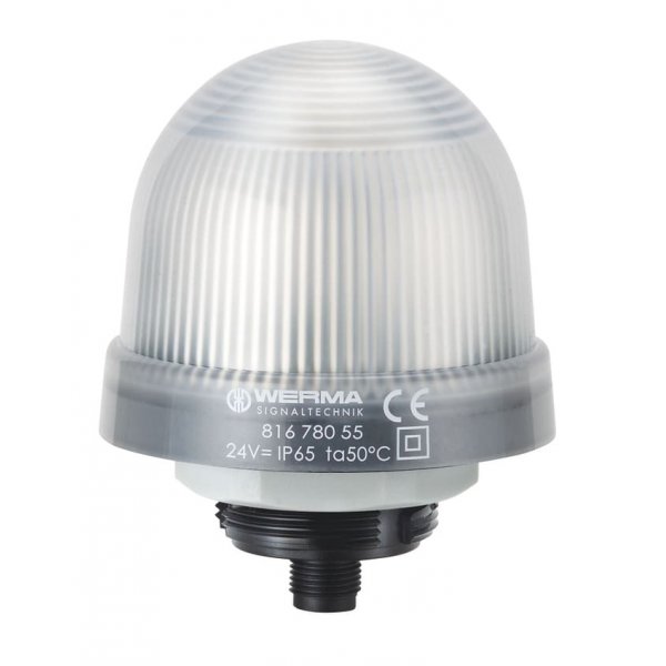 Werma 816.780.55 Multicolour Continuous lighting Beacon, 24 V, Built-in Mounting, LED Bulb
