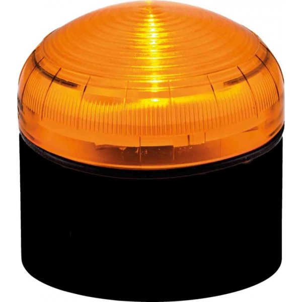 RS PRO 220-4976 Amber Multiple Effect Beacon, 12 → 24 V, Screw Mount, LED Bulb