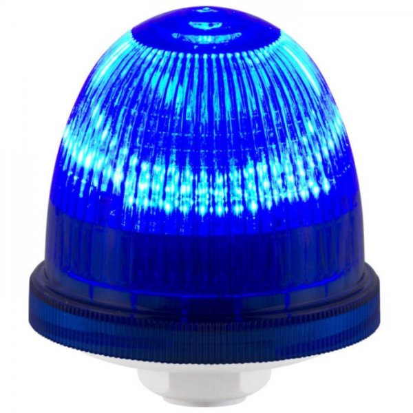 RS PRO 220-5006 Blue Multiple Effect Beacon, 90 → 240 V, Panel Mount, LED Bulb