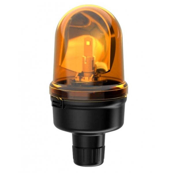 Werma 885.340.60 Yellow Rotating Beacon, 115 → 230 V, Base Mount, LED Bulb