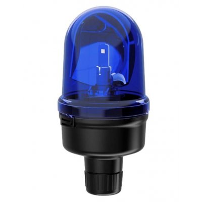 Werma 885.540.60 Blue Rotating Beacon, 115 → 230 V, Base Mount, LED Bulb