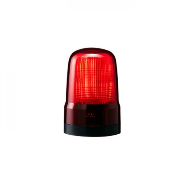 Patlite SL08-M2KTN-R Red Flashing Beacon, 100→ 240 VAC, Base Mount, LED Bulb