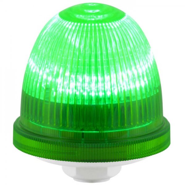 RS PRO 220-5009 Green Multiple Effect Beacon, 90 → 240 V, Panel Mount, LED Bulb