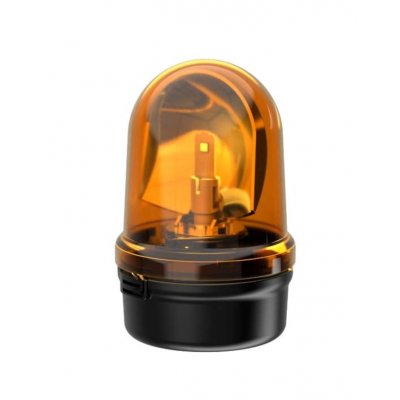 Werma 885.330.60 Yellow Rotating Beacon, 115 → 230 V, Base Mount, LED Bulb