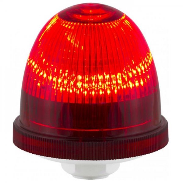 RS PRO 220-5003 Red Multiple Effect Beacon, 12 → 24 V, Panel Mount, LED Bulb