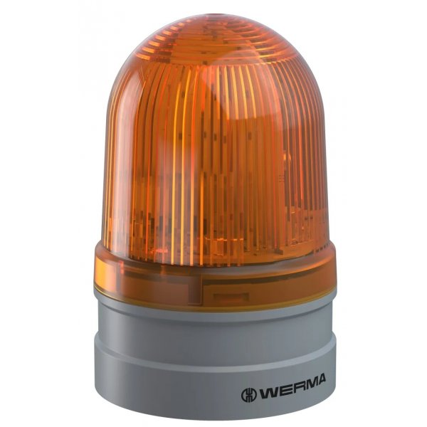 Werma 261.340.60 Yellow Rotating Light Module, 115 → 230 V, Multiple, Xenon Bulb
