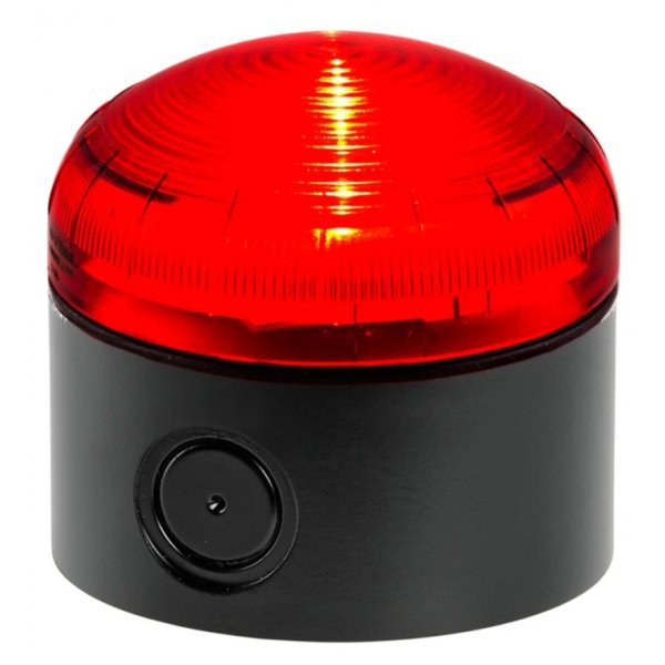 RS PRO 222-2461 Red Steady Beacon, 120 V ac, 240 V ac, Screw Mount, LED Bulb