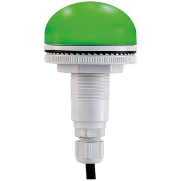 RS PRO 220-4991 Green Multiple Effect Beacon, 12 → 24 V, Panel Mount, LED Bulb