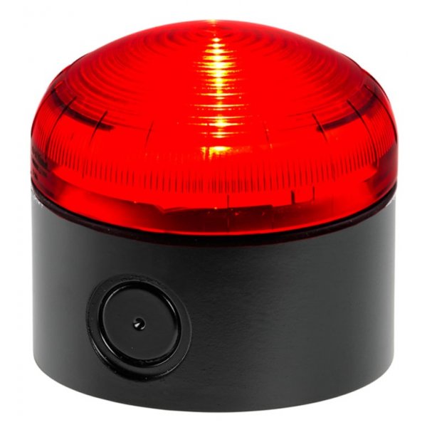 RS PRO 222-2459 Red Steady Beacon, 12 V ac/dc, 24 V ac/dc, Screw Mount, LED Bulb