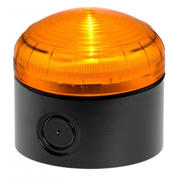 RS PRO 222-2457 Amber Steady Beacon, 12 V ac/dc, 24 V ac/dc, Screw Mount, LED Bulb