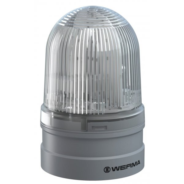 Werma 261.420.70 Clear Flashing Light Module, 12 → 24 V, Multiple, LED Bulb