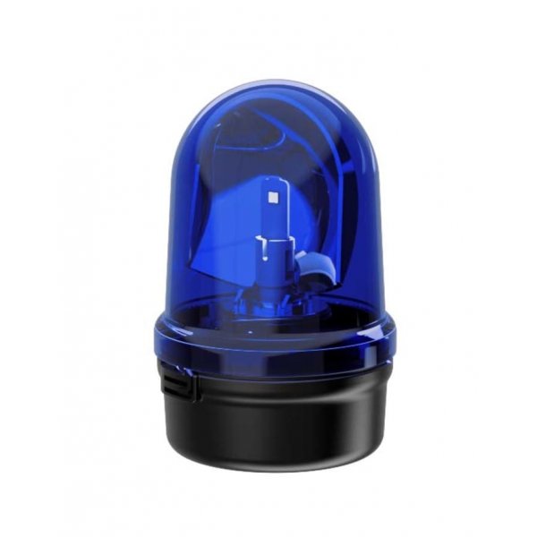 Werma 885.530.75 Blue Rotating Beacon, 24 V, Base Mount, LED Bulb