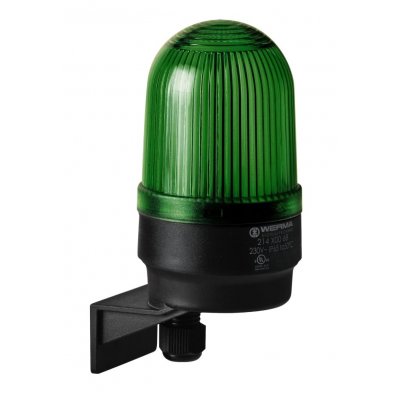 Werma 214.200.68 Green Continuous lighting Beacon, 230 V, Wall Mount, LED Bulb