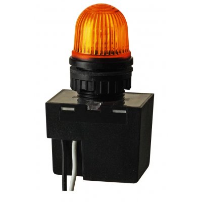 Werma 232.300.68 Yellow Flashing Beacon, 230 V, Built-in Mounting, Xenon Bulb