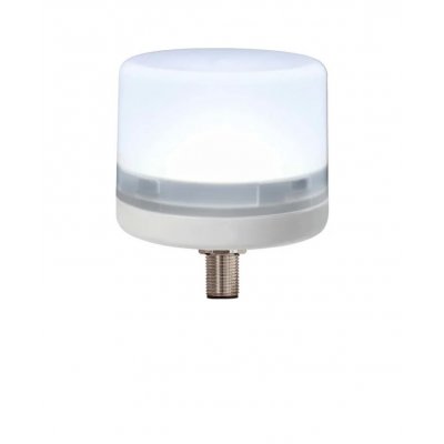 RS PRO 199-9730 White Steady Beacon, 24 Vdc, Screw Mount, LED Bulb, IP66