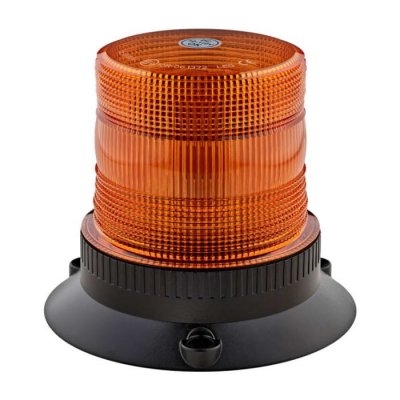 RS PRO 239-9236 Amber Flashing Beacon, 10 → 110 V, Base Mount, LED Bulb