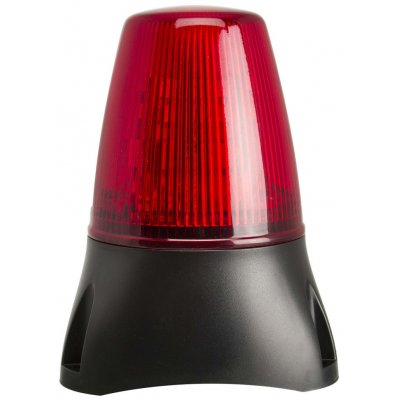 Moflash LEDD100-05-02 Red Flashing Beacon, 85 → 280 V ac, 85 → 380 V dc, Surface Mount, LED Bulb