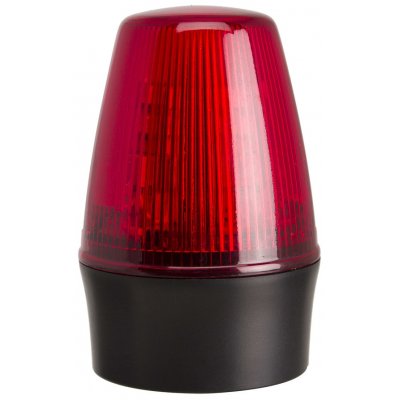 Moflash LEDS100-01-02 Red Flashing Beacon, 10 → 17 V ac/dc, Surface Mount, LED Bulb