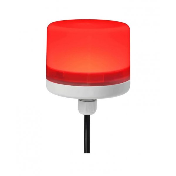 RS PRO 199-9733 Red Steady Beacon, 24 Vdc, Screw Mount, LED Bulb