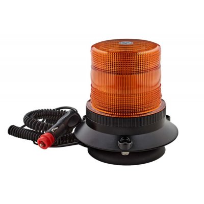 RS PRO 239-9228 Amber Flashing Beacon, 10 → 110 V, Base Mount, LED Bulb