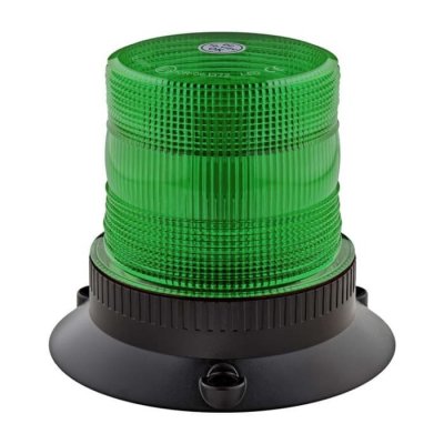 RS PRO 239-9238 Green Flashing Beacon, 10 → 110 V, Base Mount, LED Bulb