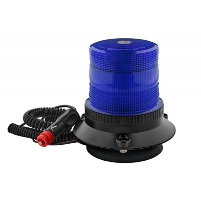 RS PRO 239-9229 Blue Flashing Beacon, 10 → 110 V, Base Mount, LED Bulb