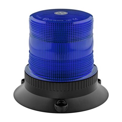 RS PRO 239-9237 Blue Flashing Beacon, 10 → 110 V, Base Mount, LED Bulb
