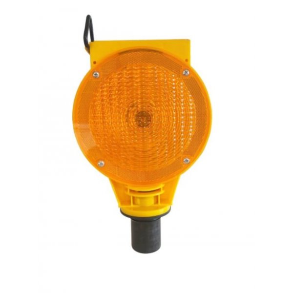 RS PRO 226-7861 Orange Flashing Beacon, Safety Cone Mount, LED Bulb