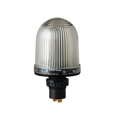 Werma 216.400.00 Clear Continuous lighting Beacon, 48 V, Built-in Mounting, Filament Bulb