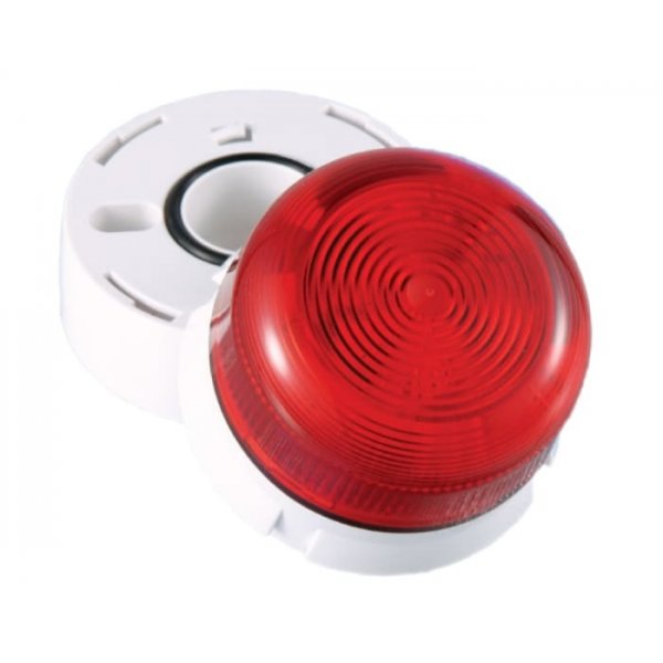 Klaxon QBS-0029 Clear Flashing Beacon, 230 V, Surface Mount, Wall Mount, LED Bulb