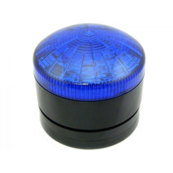 RS PRO 222-2468 Blue Multiple Effect Beacon, 12 V ac/dc, 24 V ac/dc, Panel or Surface Mount, LED Bulb