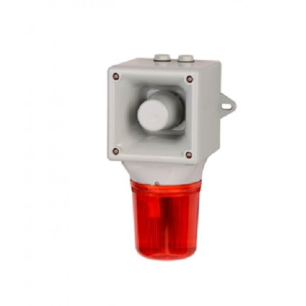 e2s AB105LDADC024AA0A1G/R Amber, Blue, Clear, Green, Red, Yellow LED Beacon, 24 V, IP65