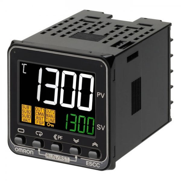 Omron E5CC-CX3D5M-006 Temperature Controller, 48 x 48mm 2 Input, 3 Output Relay, 240 V