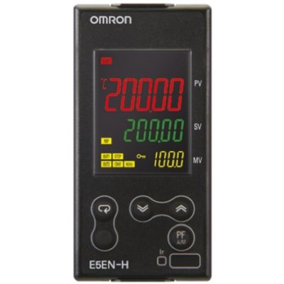 Omron E5EN-HAA2HBM-500 100-240 VAC Temperature Controller, 48 x 96mm, 3 Output Relay, 100 → 240 V