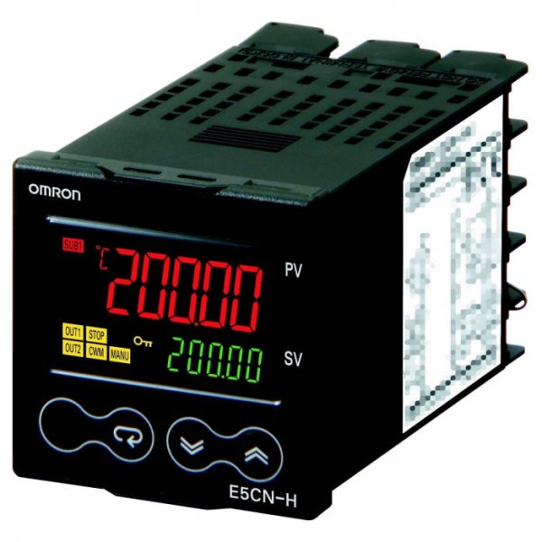 Omron E5CN-HV2M-500 100-240 VAC Temperature Controller, 48 x 48mm 2 Input, 2 Output Linear, 240 V