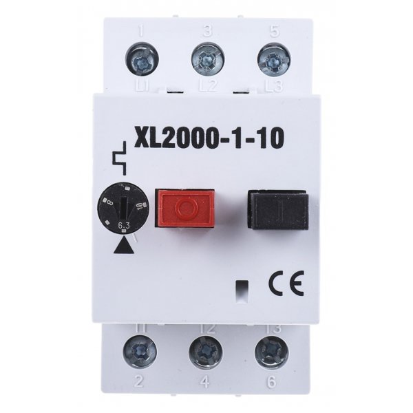 RS PRO 331-3652 6 → 10 A Motor Protection Circuit Breaker