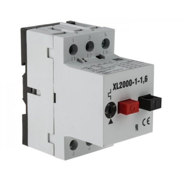 RS PRO 331-3618 1 → 1.6 A Motor Protection Circuit Breaker