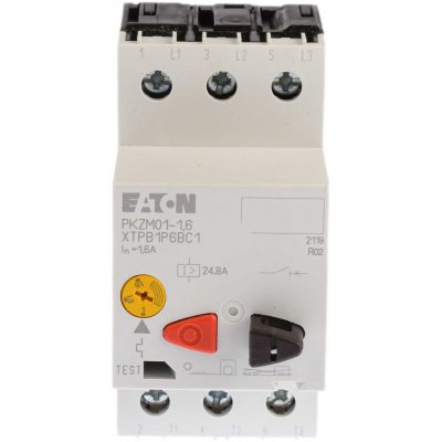 Eaton 278480 PKZM01-1,6 1 → 1.6 A Motor Protection Circuit Breaker, 690 V ac