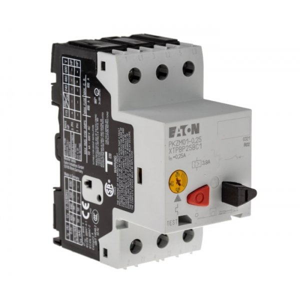 Eaton 278476 PKZM01-0,25 0.16 → 0.25 A Motor Protection Circuit Breaker, 690 V ac