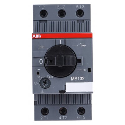 ABB 1SAM350000R1008  MS132-4.0 2.5 → 4.0 A Motor Protection Circuit Breaker