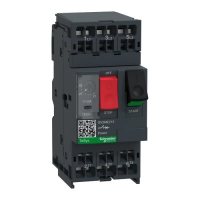 Schneider Electric GV2ME21 TeSys 690 V Motor Protection Circuit Breaker - 3P Channels, 17 → 23 A