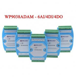 WELLPRO WP9038ADAM 6AI/4DI/4DO 4-20MA Input / Digital Input-Output Module RS485 MODBUS RTU