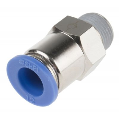RS PRO 144-2700 Non Return Valve, 12mm Tube Outlet, 0 to 9.9 kgf/cm², 0 to 990kPa